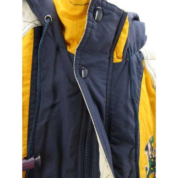 VINTAGE Notre Dame Fighting Irish Jacket XL Starter Puffer Coat 90s * - Picture 7 of 16